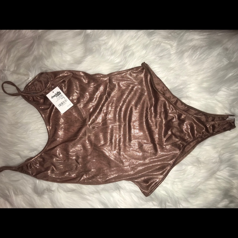 Sexy Metallic Body suit